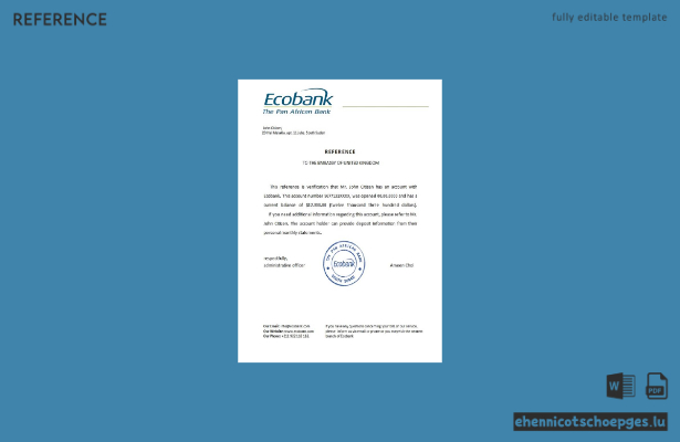 Vorschau eines Referenzbeispiels der Ecobank im Südsudan